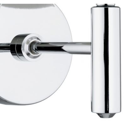 Brilagi - Applique murale MONTE 1xE27/60W/230V beige/chrome brillant