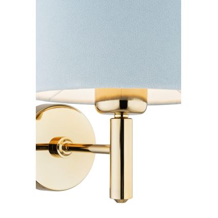 Brilagi - Applique murale MONTE 1xE27/60W/230V bleu/doré