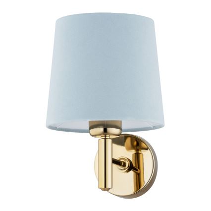 Brilagi - Applique murale MONTE 1xE27/60W/230V bleu/doré