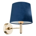 Brilagi - Applique murale MONTE 1xE27/60W/230V bleu/doré
