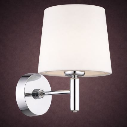 Brilagi - Applique murale MONTE 1xE27/60W/230V crème/chrome brillant
