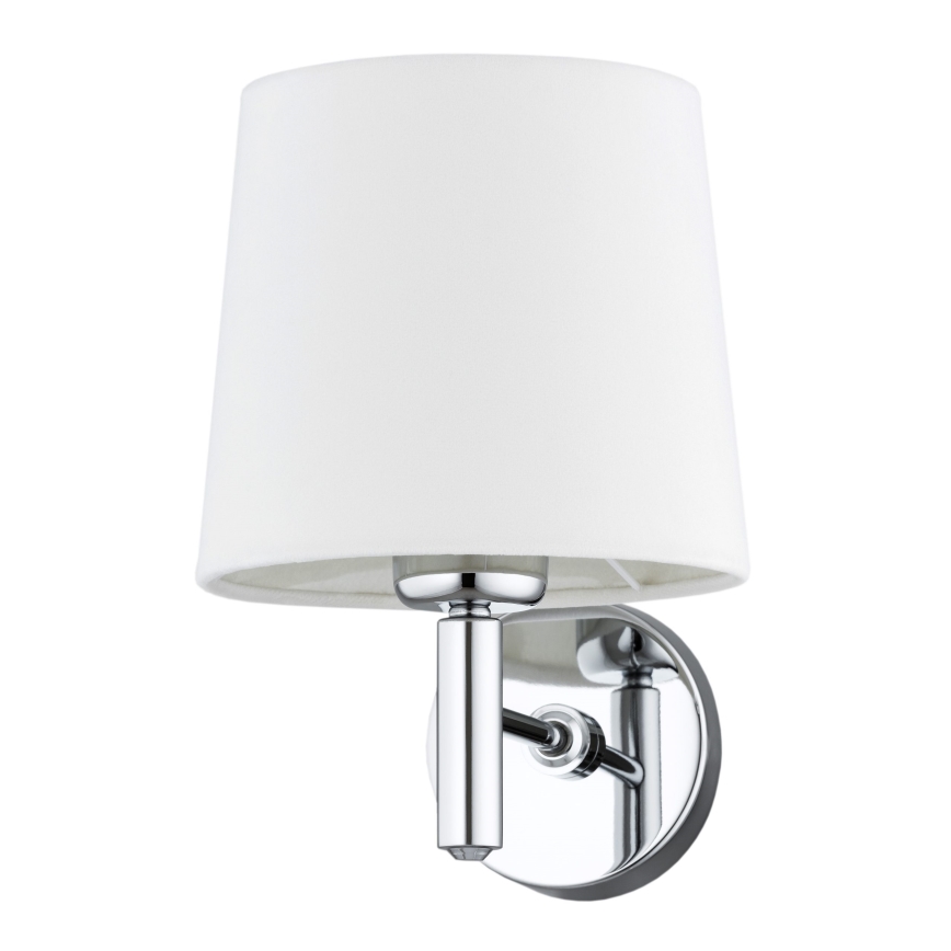 Brilagi - Applique murale MONTE 1xE27/60W/230V crème/chrome brillant