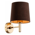 Brilagi - Applique murale MONTE 1xE27/60W/230V marron/doré