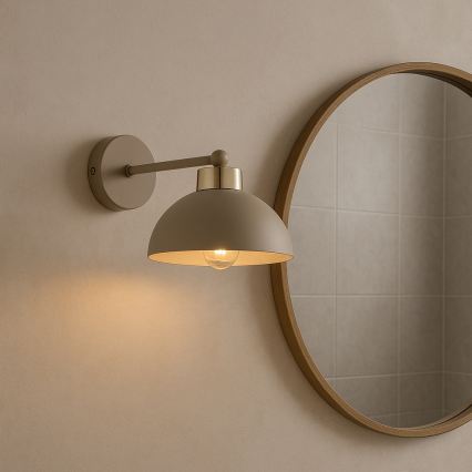 Brilagi - Applique murale MOON 1xE27/60W/230V beige/doré