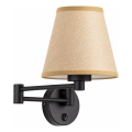 BRILAGI - Applique murale NUBILA 1xE27/15W/230V beige/noire