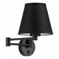 BRILAGI - Applique murale NUBILA 1xE27/15W/230V noire