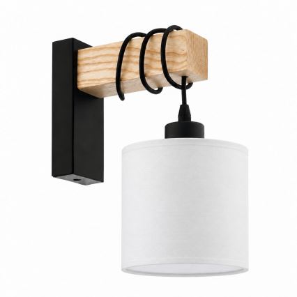 BRILAGI - Applique murale NUBILA 1xE27/60W/230V brun/noir/blanc