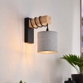 BRILAGI - Applique murale NUBILA 1xE27/60W/230V brun/noir/gris
