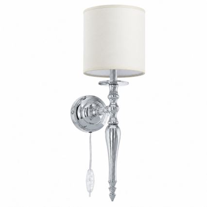 BRILAGI - Applique murale NUBILA 1xE27/60W/230V chrome brillant/crème