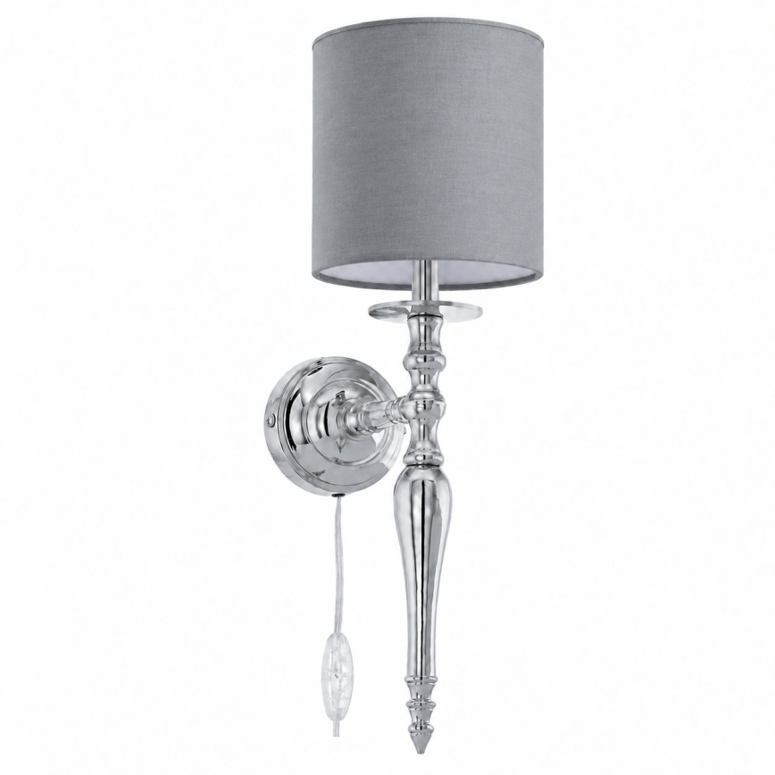 BRILAGI - Applique murale NUBILA 1xE27/60W/230V chrome brillant/gris clair