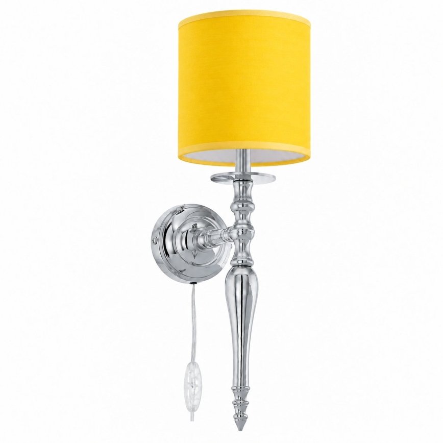 BRILAGI - Applique murale NUBILA 1xE27/60W/230V chrome brillant/jaune