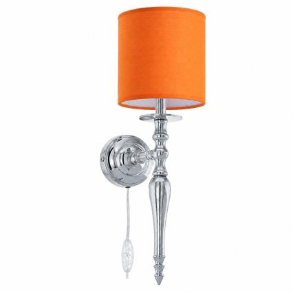 BRILAGI - Applique murale NUBILA 1xE27/60W/230V chrome brillant/orange