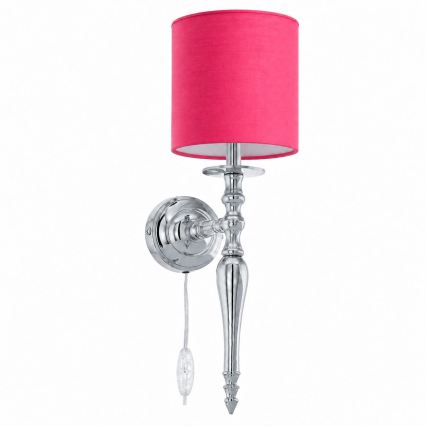 BRILAGI - Applique murale NUBILA 1xE27/60W/230V chrome brillant/rose