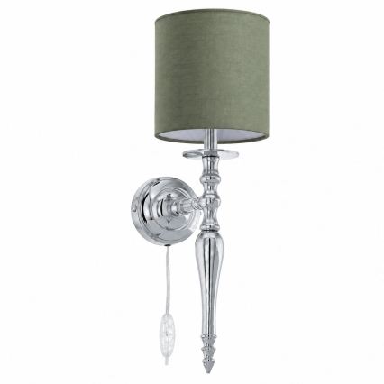 BRILAGI - Applique murale NUBILA 1xE27/60W/230V chrome brillant/vert