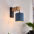 BRILAGI - Applique murale NUBILA 1xE27/60W/230V marron/noir/bleu foncé