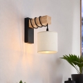 BRILAGI - Applique murale NUBILA 1xE27/60W/230V marron/noir/crème