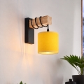 BRILAGI - Applique murale NUBILA 1xE27/60W/230V marron/noir/jaune