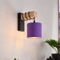 BRILAGI - Applique murale NUBILA 1xE27/60W/230V marron/noir/violet