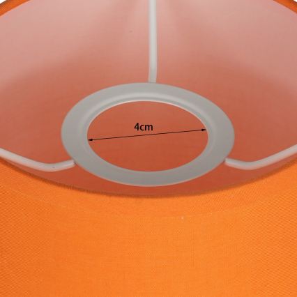 Brilagi - Applique murale NUBILA WOOD 1xE27/25W/230V chêne/noir/orange