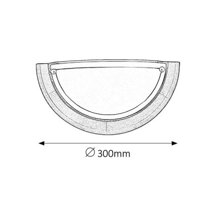 Brilagi - Applique murale ORBIS 1xE27/60W/230V 30 cm en pin