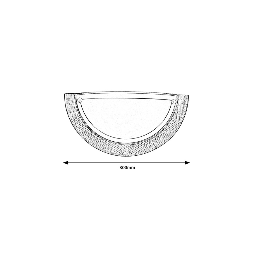 Brilagi - Applique murale ORBIS 1xE27/60W/230V 30 cm en pin