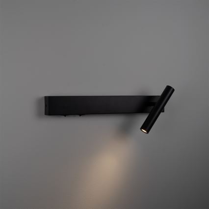 BRILAGI - Applique murale orientable ARLIX LED/3W/230V + LED/7W noir IRC 90