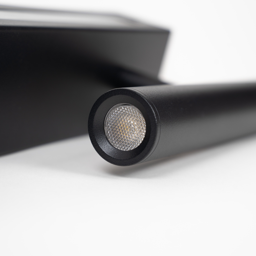 Brilagi - Applique murale orientable ARLIX LED/3W/230V + LED/7W noir IRC 90