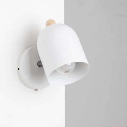 Brilagi - Applique murale orientable GALLION 1xE27/15W/230V blanche