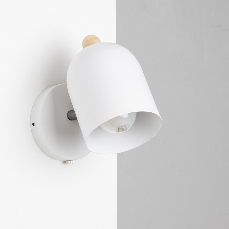 Brilagi - Applique murale orientable GALLION 1xE27/15W/230V blanche