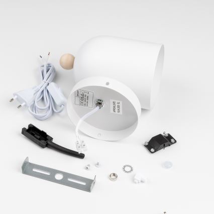 Brilagi - Applique murale orientable GALLION 1xE27/15W/230V blanche