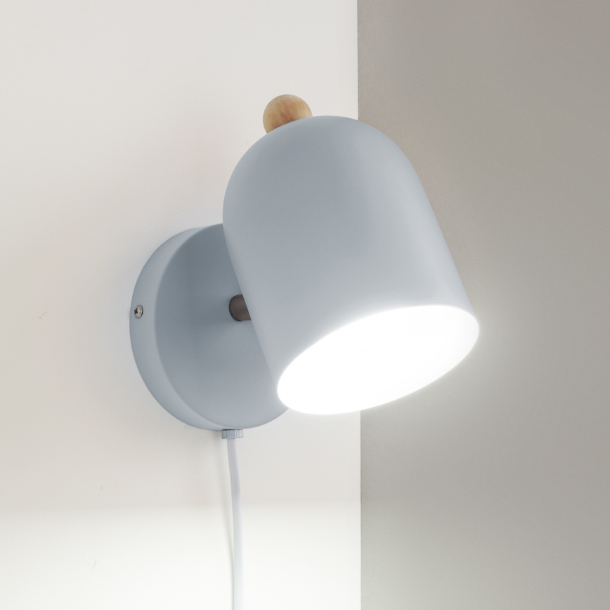Brilagi - Applique murale orientable GALLION 1xE27/15W/230V bleue