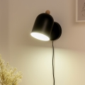 Brilagi - Applique murale orientable GALLION 1xE27/15W/230V noire