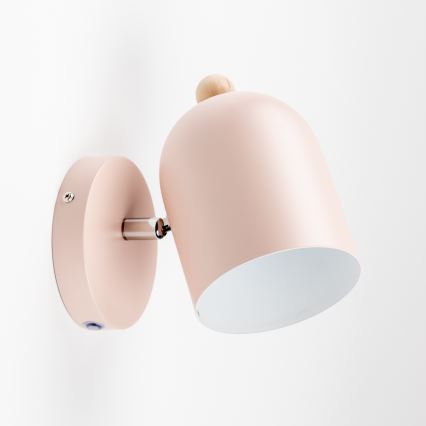Brilagi - Applique murale orientable GALLION 1xE27/15W/230V rose