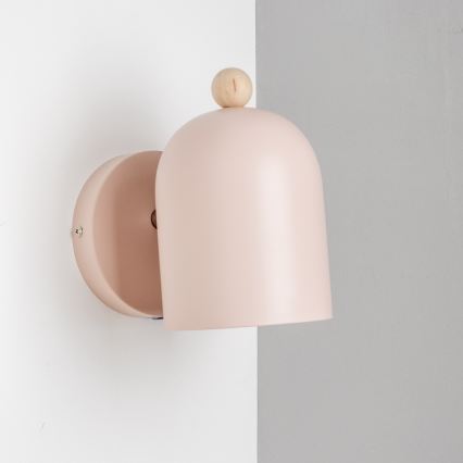 Brilagi - Applique murale orientable GALLION 1xE27/15W/230V rose
