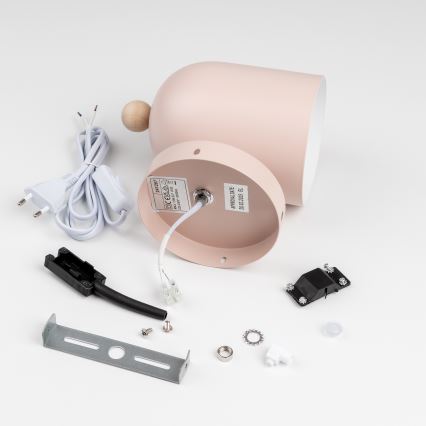 Brilagi - Applique murale orientable GALLION 1xE27/15W/230V rose