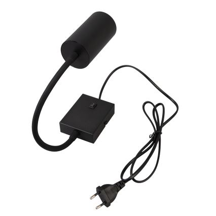 Brilagi - Lampe murale flexible avec interrupteur SELE 1xGU10/30W/230V noir/doré