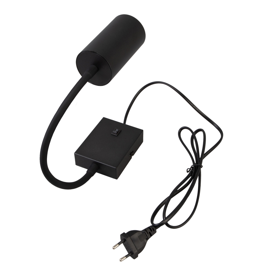 Brilagi - Lampe murale flexible avec interrupteur SELE 1xGU10/30W/230V noir/doré