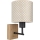 Brilagi - Applique murale pour enfant BOBO WOOD 1xE27/25W/230V chêne/noir/beige/à pois