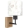 Brilagi - Applique murale pour enfants BOBO WOOD 1xE27/25W/230V chêne/noir/blanc/motif lapins