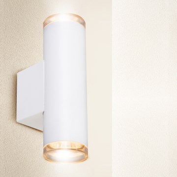 Brilagi - Applique murale pour salle de bains SELE AQUA 2xGU10/30W/230V IP44 blanche