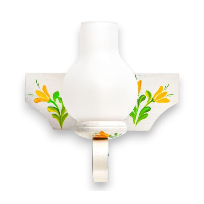 Brilagi - Applique murale QUEEN 1xE14/40W/230V hêtre/crème
