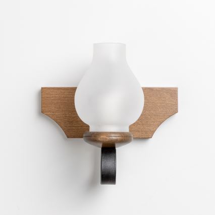 Brilagi - Applique murale QUEEN 1xE14/40W/230V hêtre/noyer