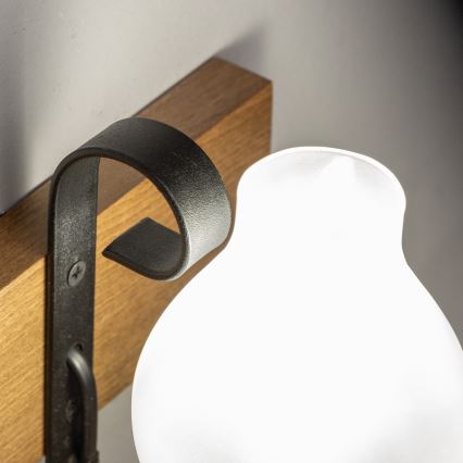 Brilagi - Applique murale QUEEN 1xE14/40W/230V hêtre/noyer