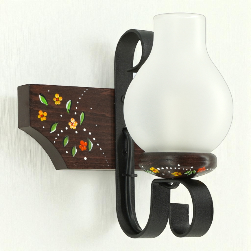 Brilagi - Applique murale QUEEN 1xE14/40W/230V hêtre/wengé