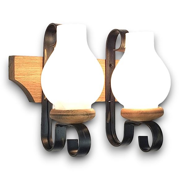 Brilagi - Applique murale QUEEN 2xE14/40W/230V hêtre