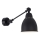 Brilagi - Applique murale QUILL 1xE27/40W/230V 40 cm noire
