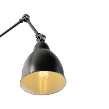 Brilagi - Applique murale QUILL 1xE27/40W/230V 83 cm noire