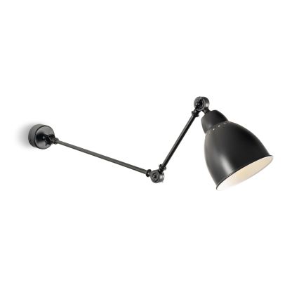 Brilagi - Applique murale QUILL 1xE27/40W/230V 83 cm noire