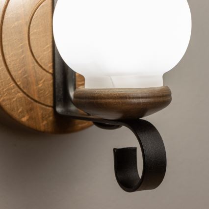 Brilagi - Applique murale ROATA APLICA 1xE14/40W/230V hêtre/noyer