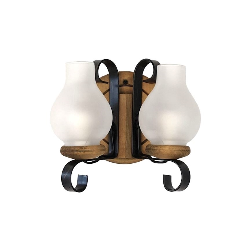 Brilagi - Applique murale ROATA APLICA 2xE14/40W/230V hêtre